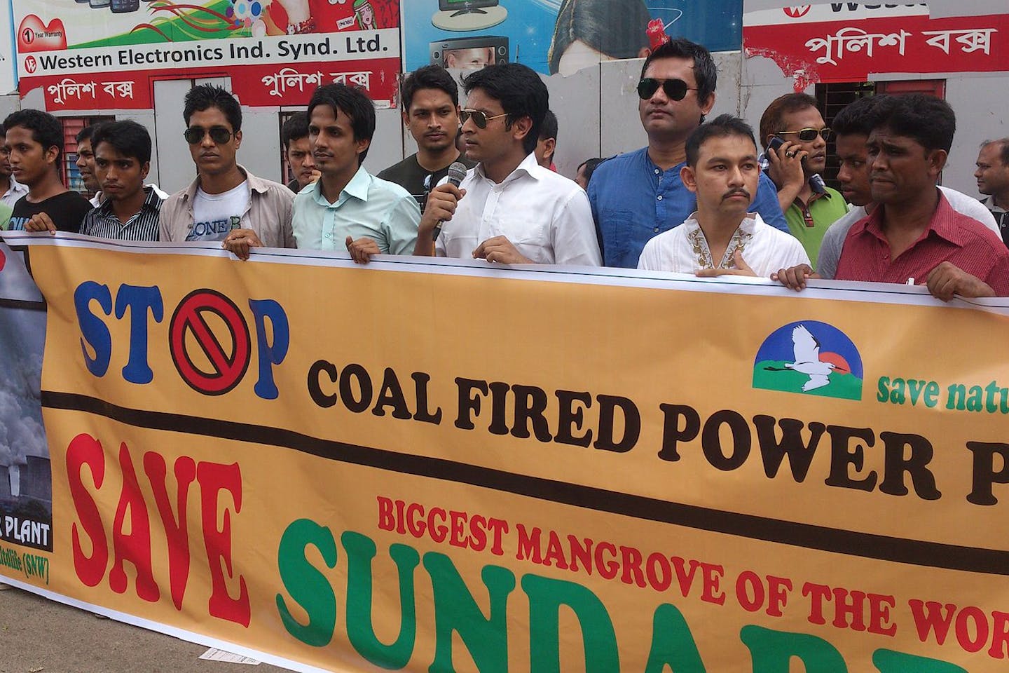 Bangladeshi anti coal protest