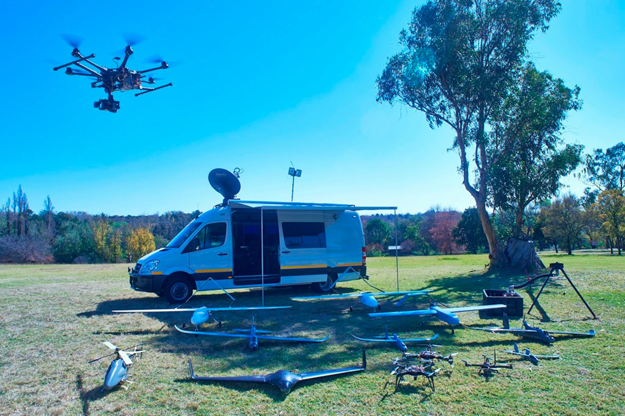 mobile command drones