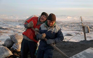 people working in coal mines in Ulaanbaatar