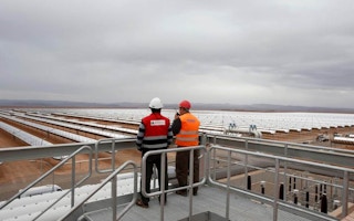 Morocco solar power plant