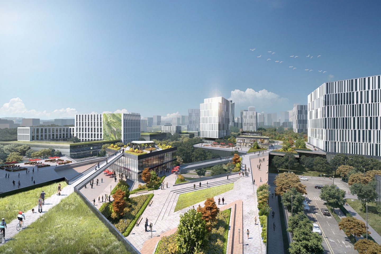 rendering New Clark City