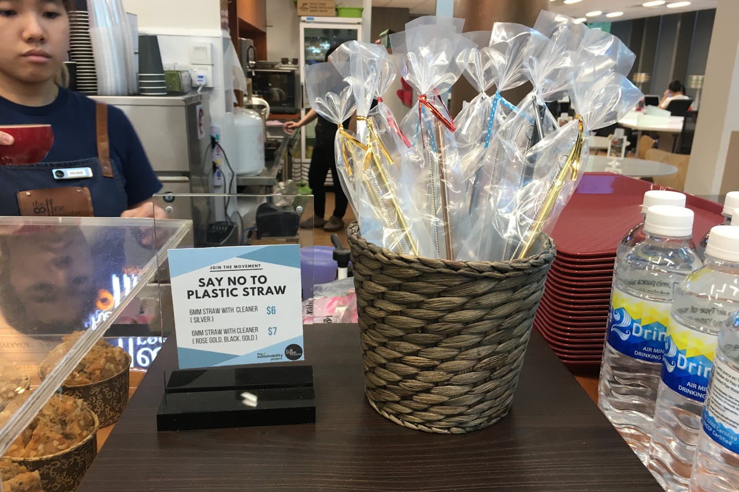 National University of Singapore's straw-free campaign