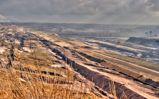 Garzweiler II open coal mine in Germany