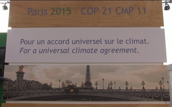 paris cop21 billboard