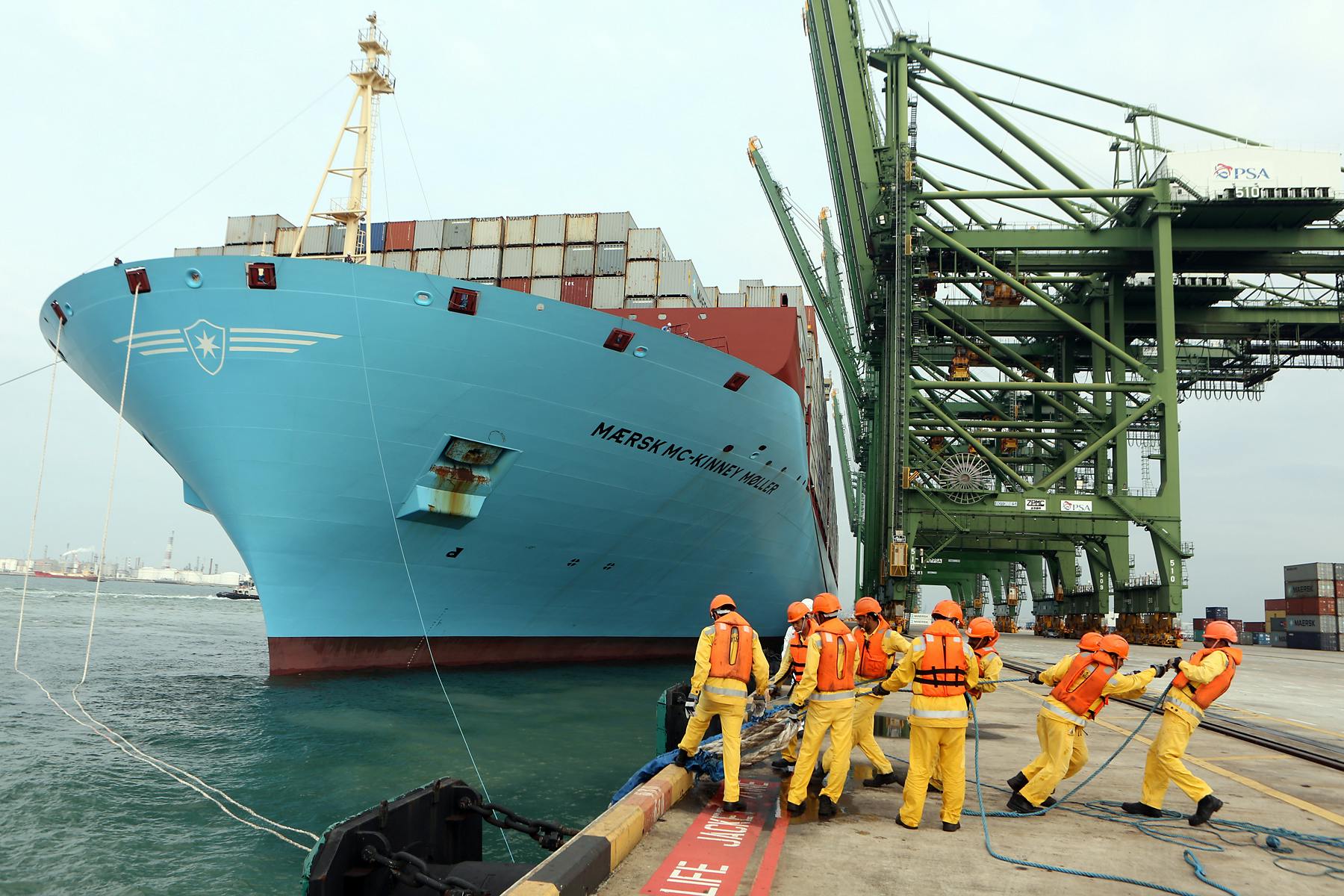 World's most energy efficient container ship