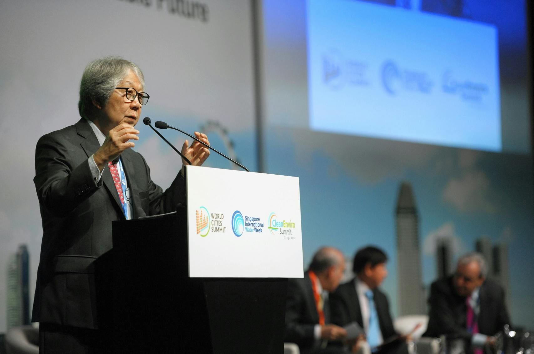 Tommy Koh at CleanEnviro Summit