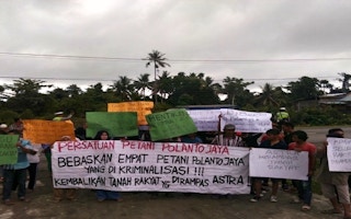 protests in indonesia by wallhi