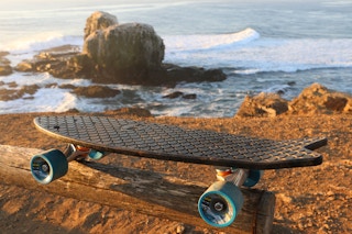 Bureo board in Punta de Lobos, Chile