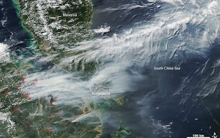 haze satellite image