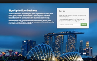Eco-Business Sign Up