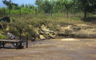 Palm oil wastewater