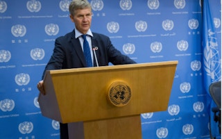 Erik Solheim, executive director, United Nations Environment Programme. 