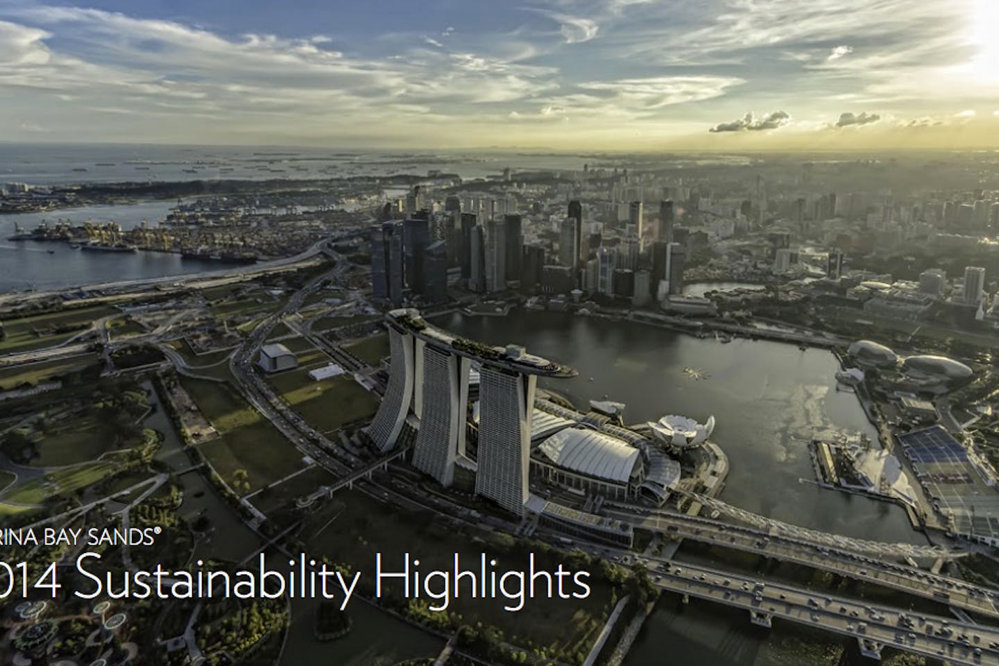 CSR Asia's sustainability report for Marina Bay Sands. Image: Marina Bay Sands