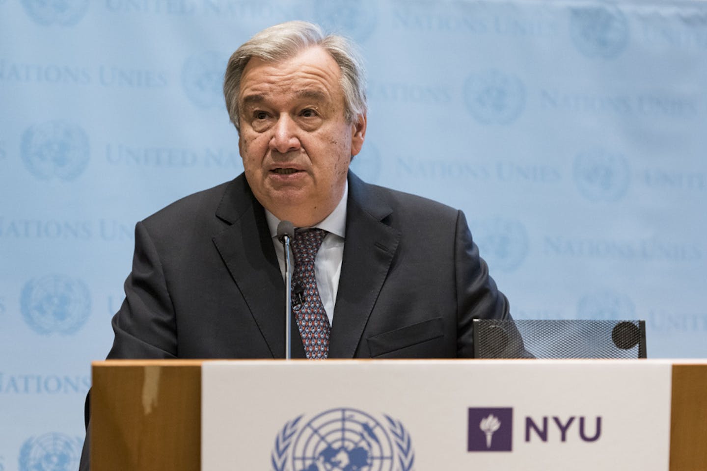 Guterres in NYU