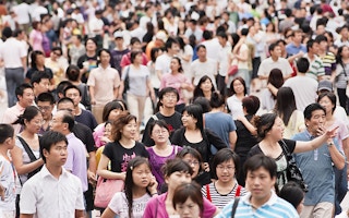 shanghai population scene