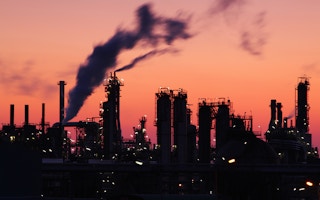 Oil refineries and fossil fuels