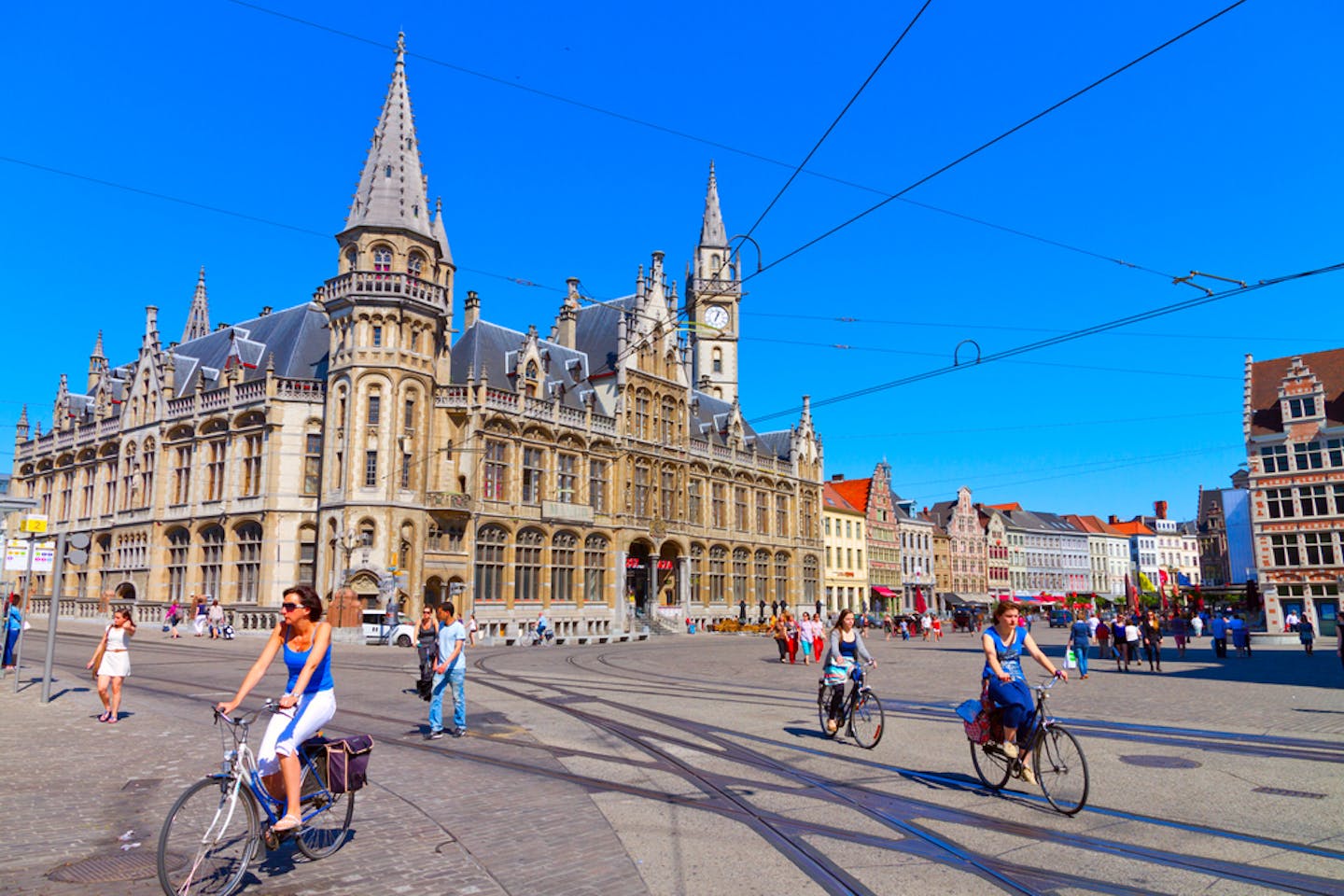 ghent bicycle tourists