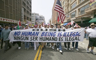USA illegal immigration march