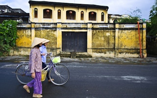 Walking and biking in Vietnam