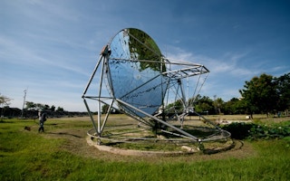 parabolic solar dish
