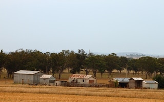 Solar panels in the Australian Outback