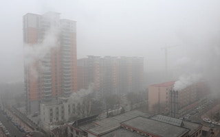 china smog control