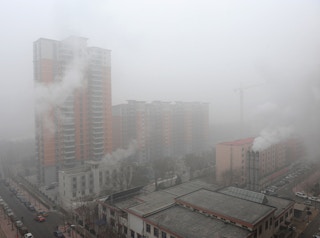 china smog war