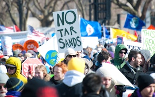 no tar sands protest washington