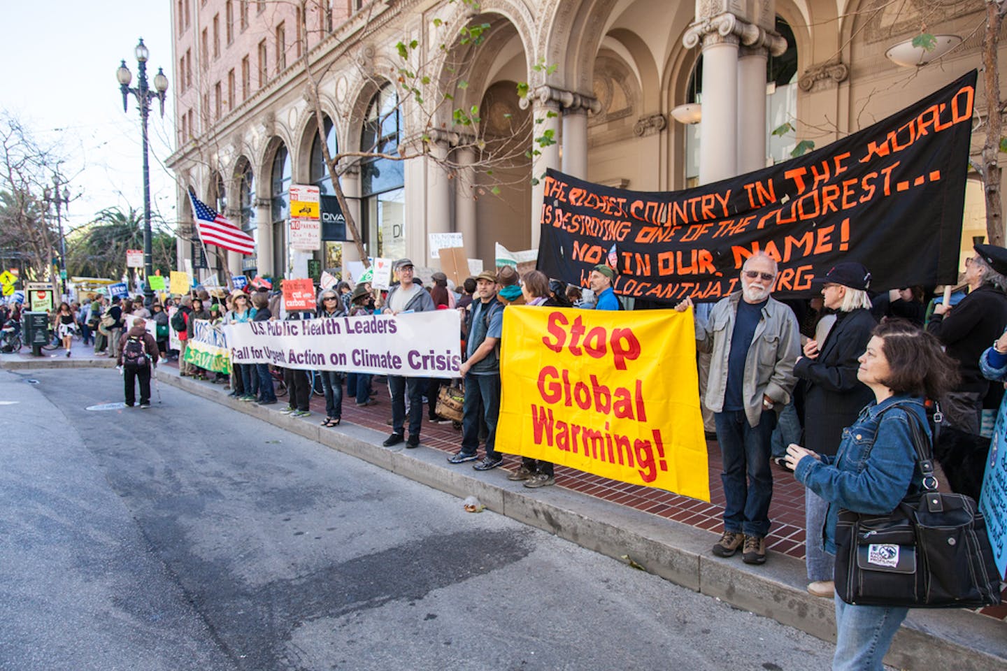 stop global warming protests