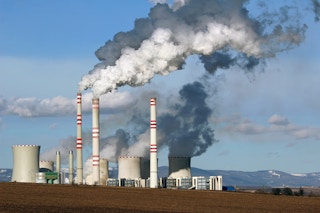 coal plant smoke