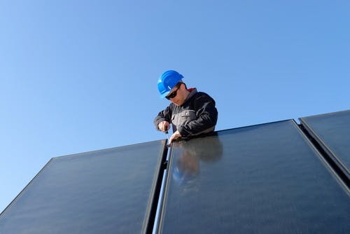 solar panel install