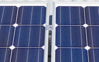 solar panels closeup