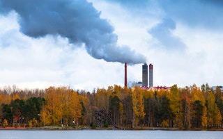 emissions from factory chimneys