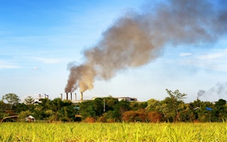 emissions factory near farm