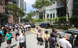 singapore CBD workers