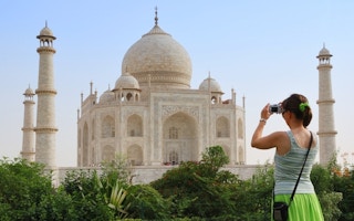 Tourists in India