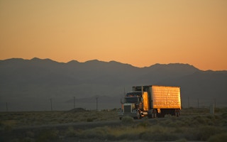 Trucks powered by natural gas in the future