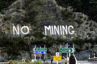 no mining protest new zealand