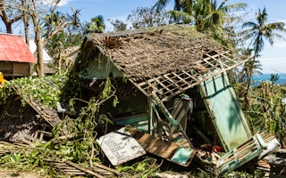 haiyan shack destroyed