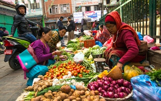 nepal vegetable seller
