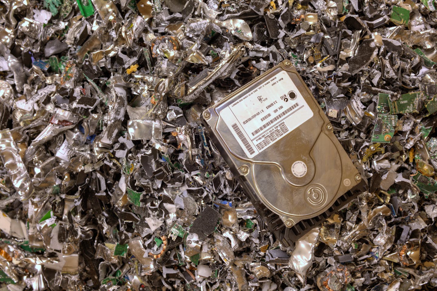 hard disk pile