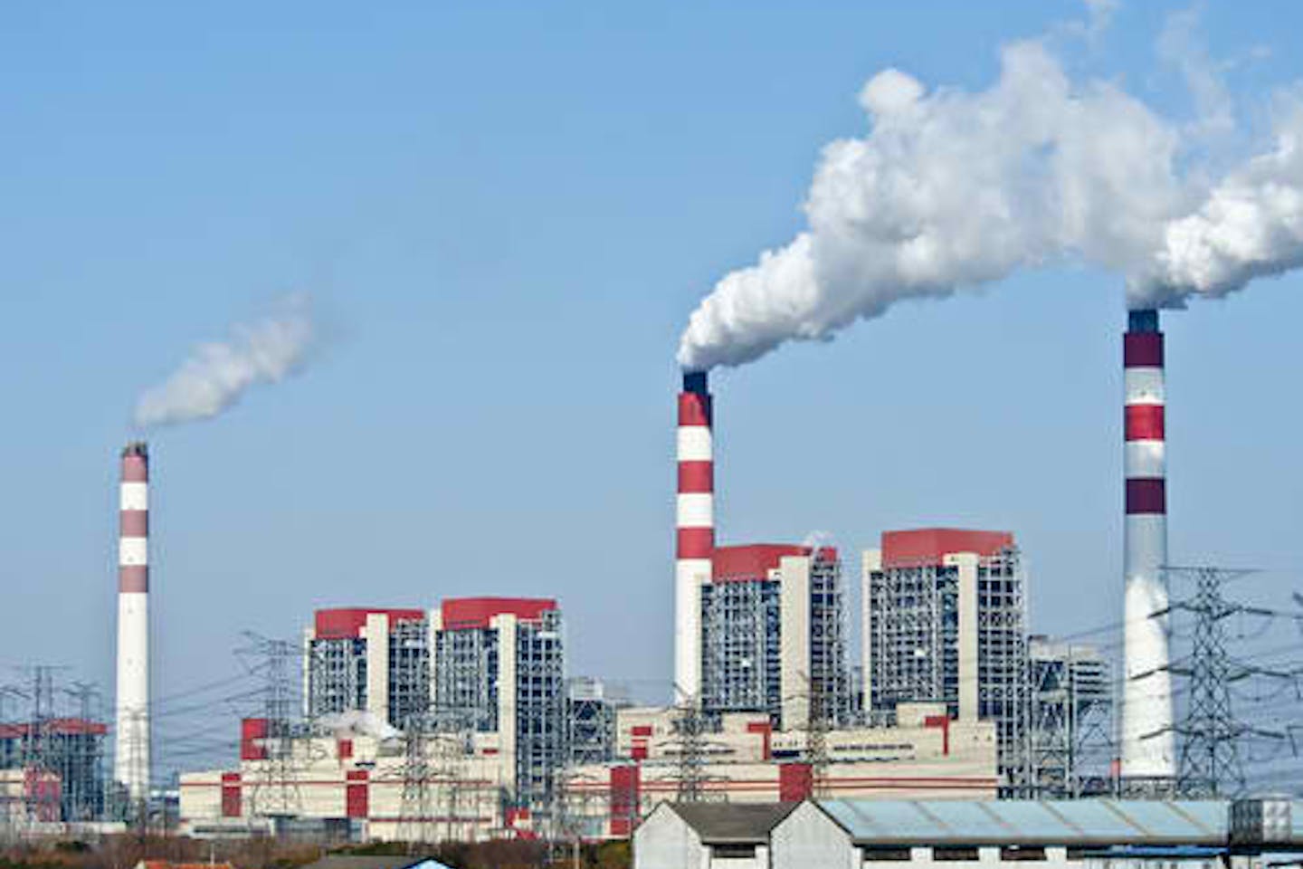 chimney power plant smoke