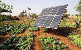 solar panel rural area