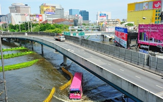 bangkok flooding flyover
