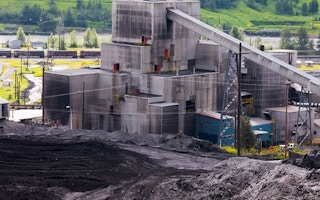 coal mine pile