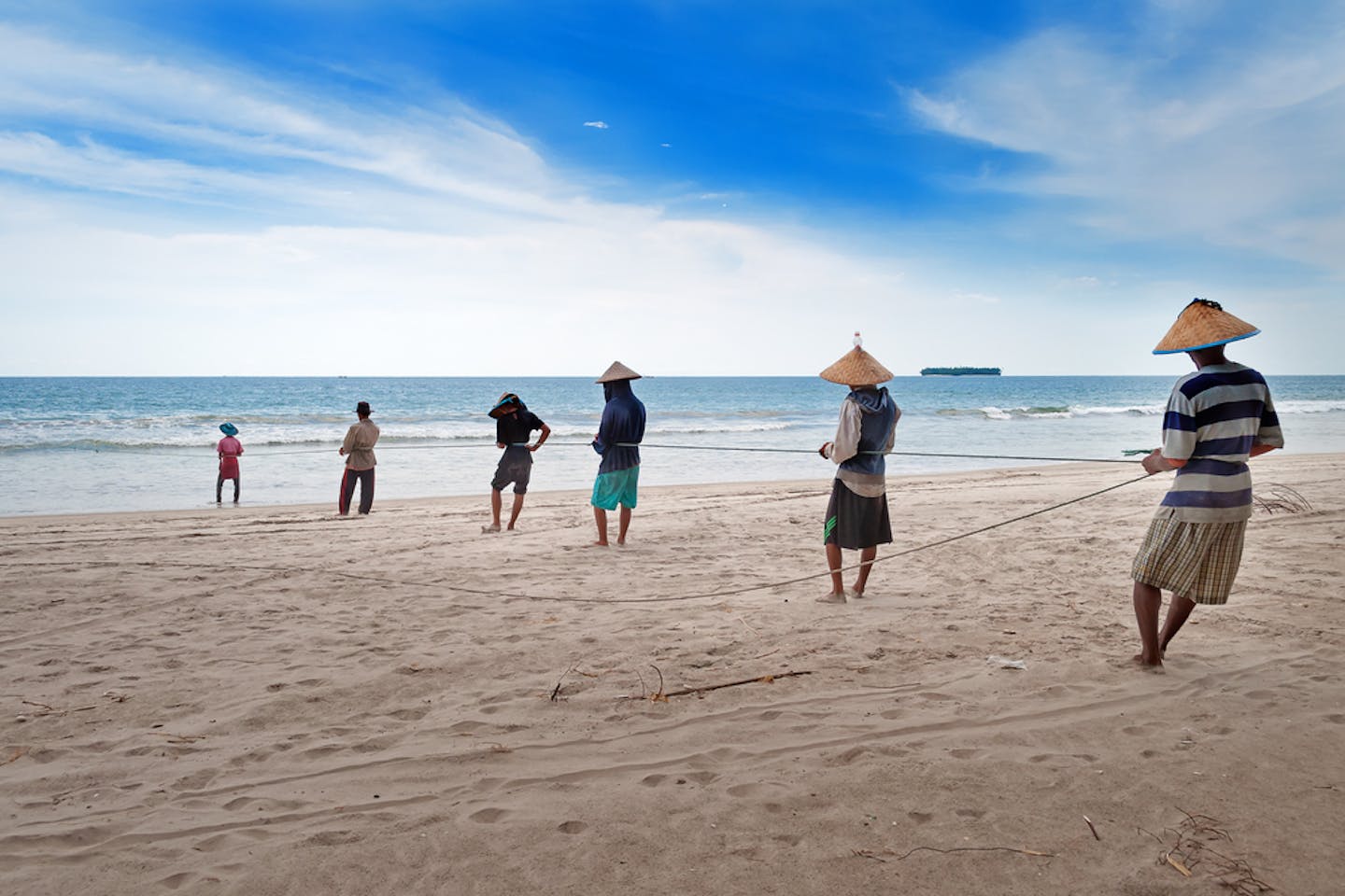 fishermen tiku beach padang