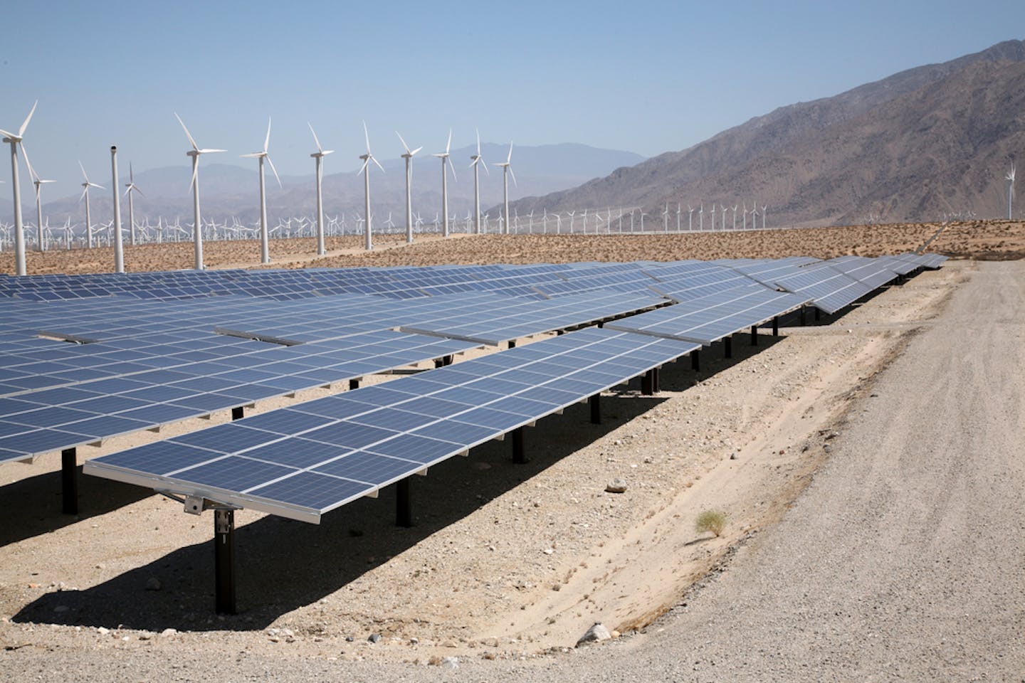 palm springs wind solar