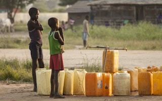 children sudan water