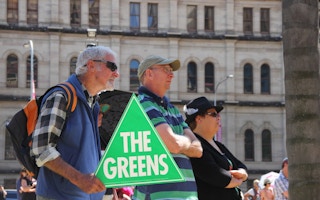 australia greens protestors