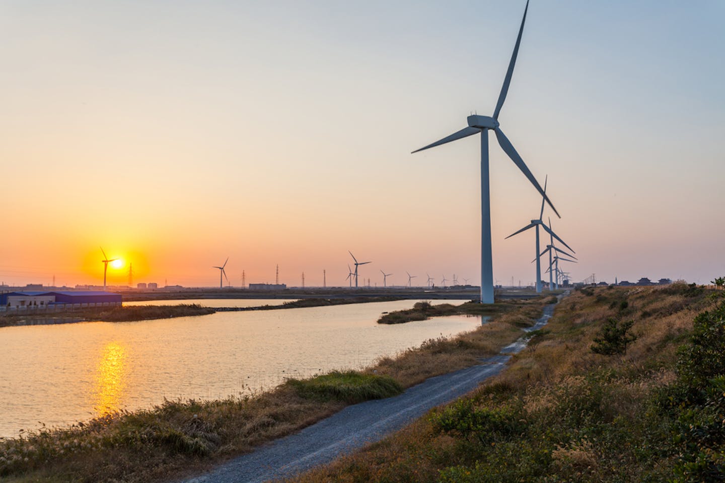 china coastal wind turbine